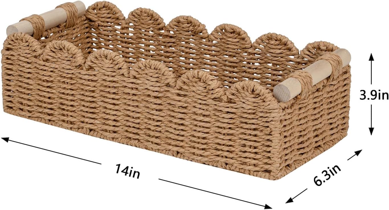 Storage Basket, Small Living Room, Bedroom Decor Baskets for Over Toilet