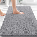 Bathroom Rugs 30x20, Extra Soft Absorbent Chenille Bath Rugs, Rubber Backing Quick Dry